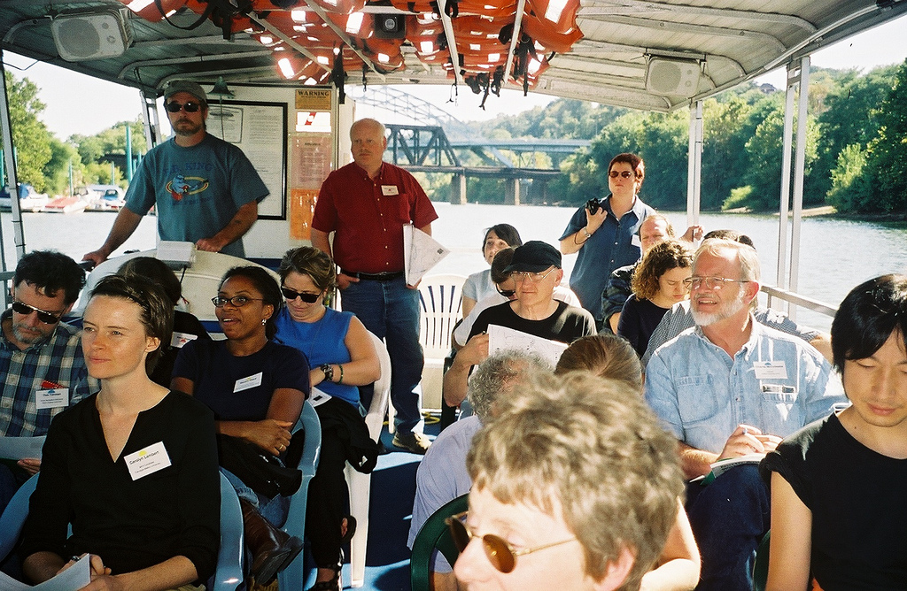 A 3 Rivers 2nd Nature River Dialogue on Pittsburgh’s rivers.
