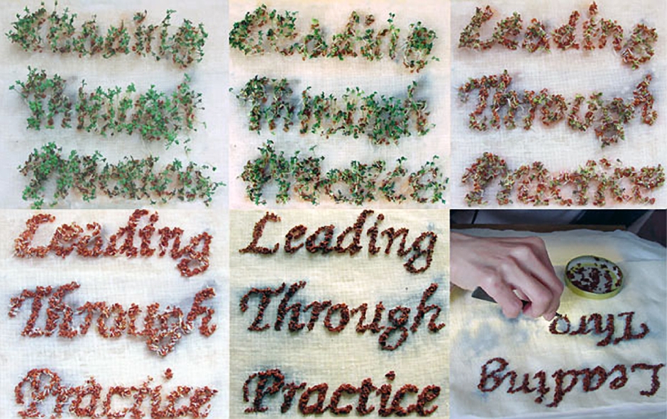 Leading through Practice, an original artwork by Reiko Goto
